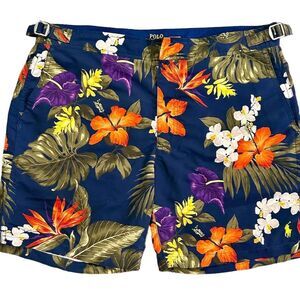 Polo Ralph Lauren Men's Floral Swim Trunks Multicolor Size 32